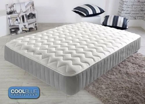 Memory Foam Mattress Quilted Sprung 3FT Single 4FT6 Double 5FT King Mattress New