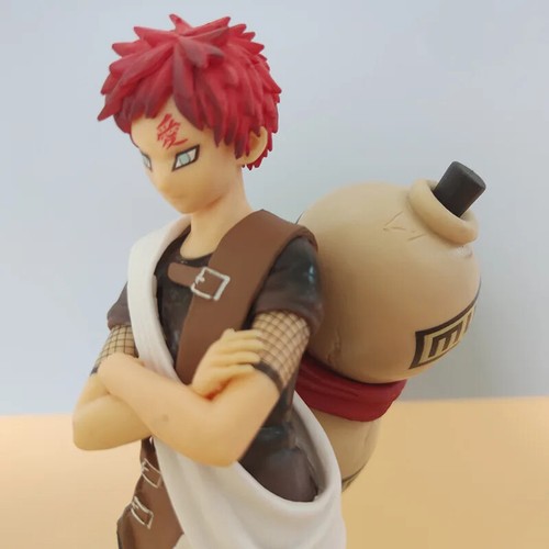 20CM Anime Naruto Dieci Anni di Cento Ninja Gaara Grande Zucca Modello Decorativo - Foto 23 di 23