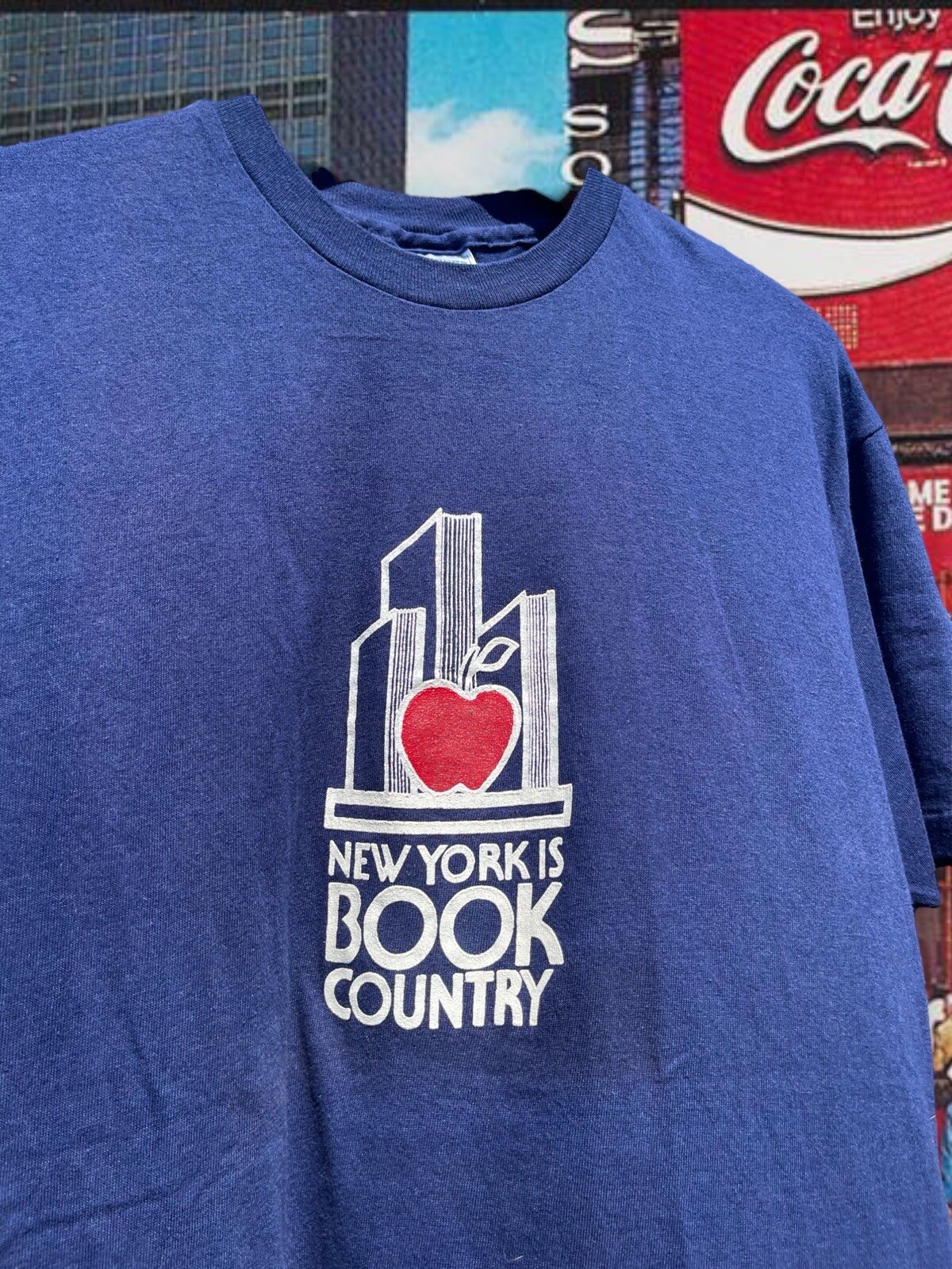 1990’s New York NYC Vintage Book Library Single Stitc… Gem