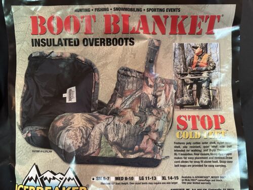 New Boot Blanket Insulated Overboots 2 Ply Thermolite HL-1 Insulation  - Picture 1 of 4