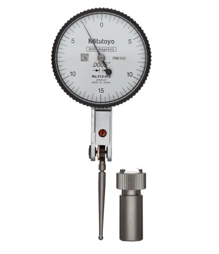 Mitutoyo 513-412-10E Horizontal Type Dial Test Indicator, .030" Range, .0005" 
