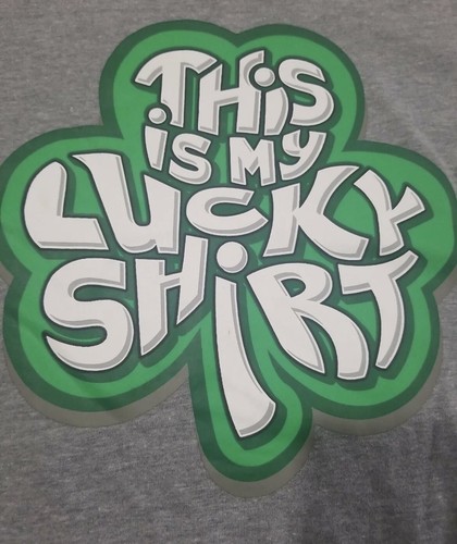 ST PATRICK'S DAY THIS IS MY LUCKY SHIRT BOYS SHORT SLEEVE T-SHIRT XL NEW TAGS - Picture 2 of 3