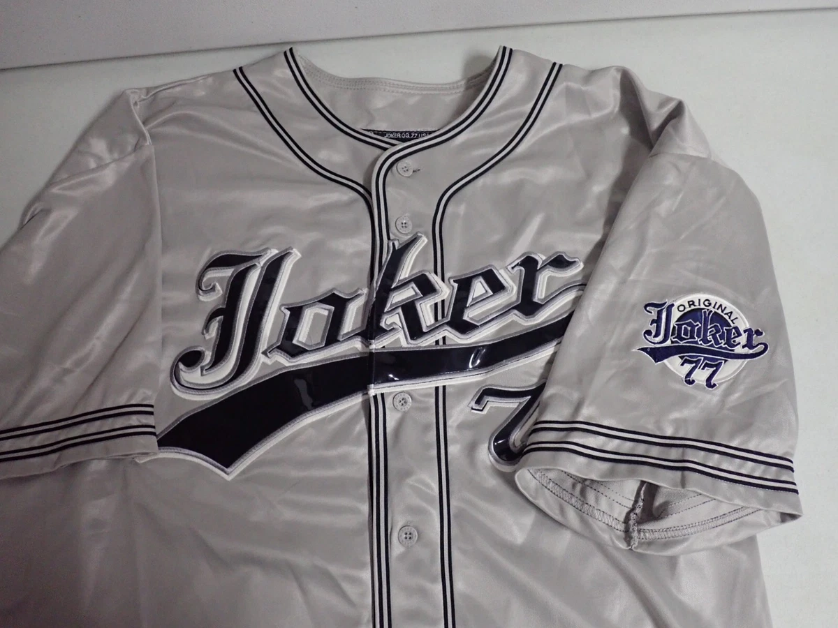 VTG Joker 77 Rare Hip Hop Jersey Gray/Black Lettering Size 2XL NWOT
