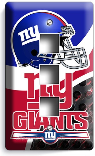 NEW YORK GIANTS NY FOOTBALL TEAM LIGHT SWITCH OUTLET WALL PLATES MAN CAVE DECOR - Picture 22 of 34