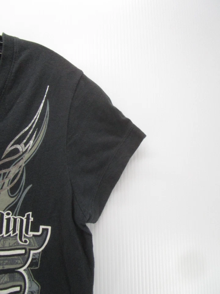 NASCAR Clint Bowyer 衬衫女式中号黑色 Chase Authentics 33 NASCAR 球杆 — 第 3/4 张图片