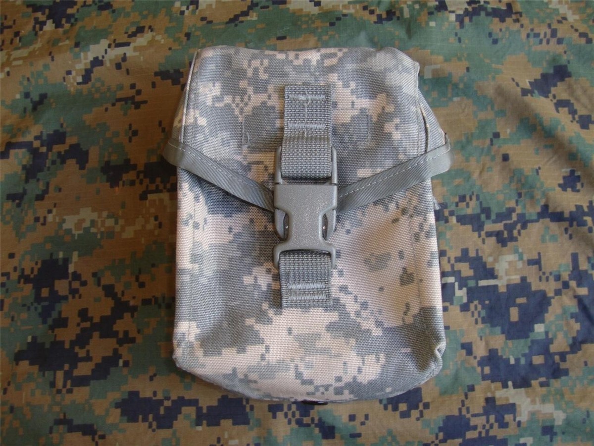 【2個セット】米軍放出品 USMC MOLLE IFAKポーチ　送料込み　④ MILITARY 米軍 MOLLE II マルチカム スコップ カバー ポーチ OEF