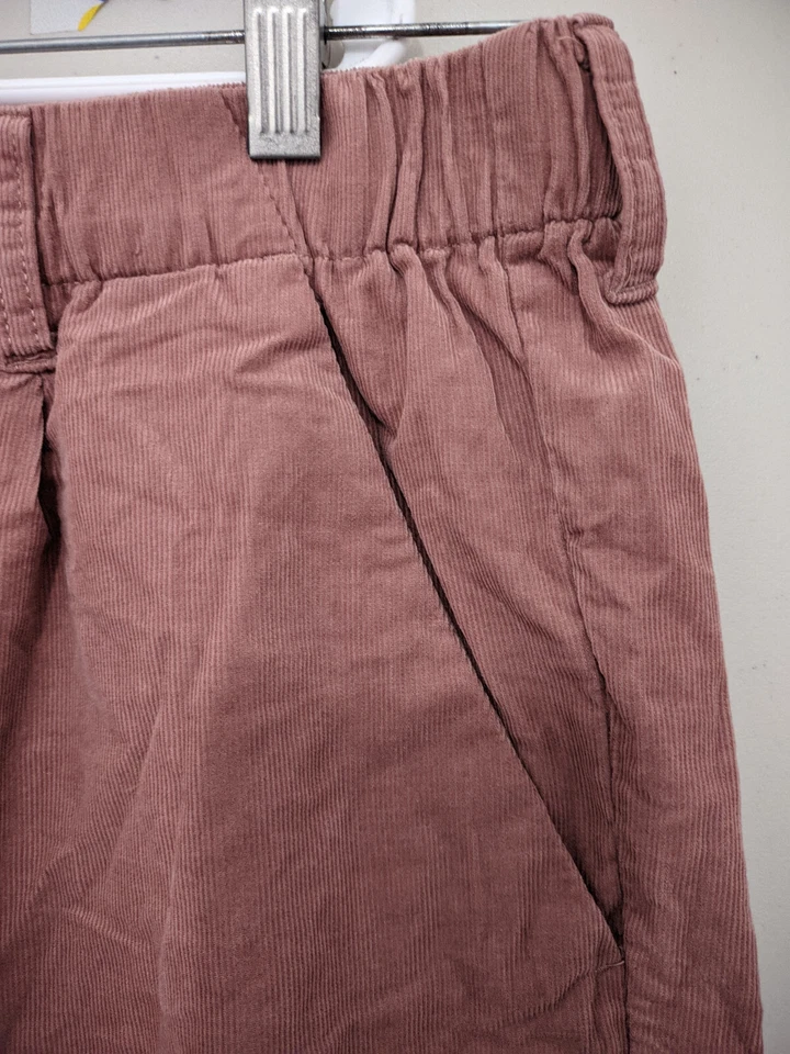 Madewell Pants Womens M Pink Corduroy Pullon Mid Rise Jogger Elastic Waist Chino - Image 4 of 4