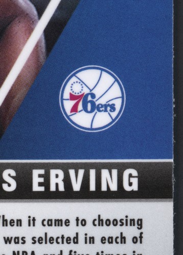 2019-20 Panini Mosaic #288 Julius Erving 76ers - 第 17/24 張圖片