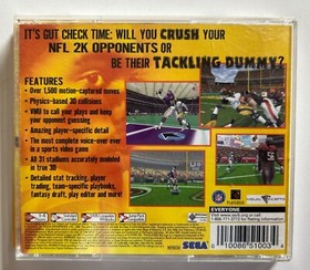 NFL 2K SEGA Dreamcast, 2000)-CIB-See Description 