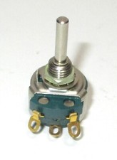 1 Clarostat 140-6421 100K Ohm Linear Taper 1/8" Shaft 48M Potentiometer NOS