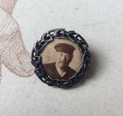 Broche d'époque Art Nouveau En Or Jaune
