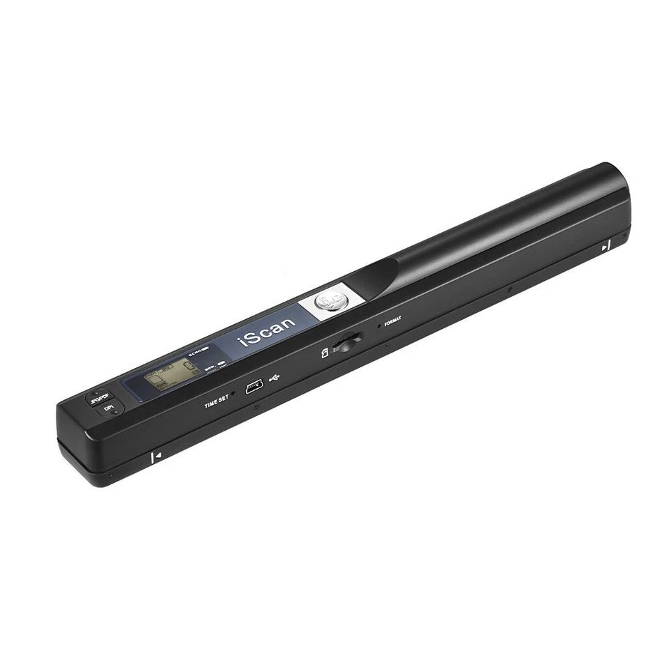 iScan tragbarer Handscanner 900 DPI A4 Dokumentenscanner Farbscanning