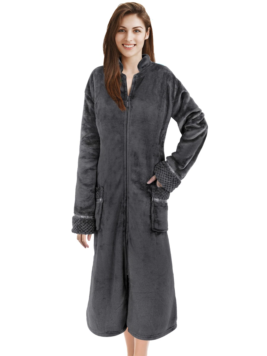 Long Zippered Robes products for sale | eBay