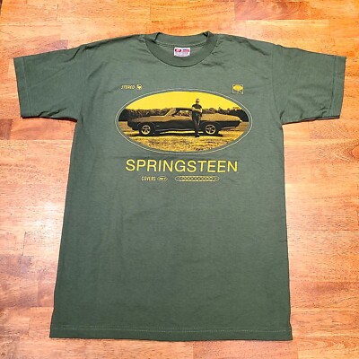 Springsteen Only The Strong Survive LP Cover Tee T-Shirt Sz Medium