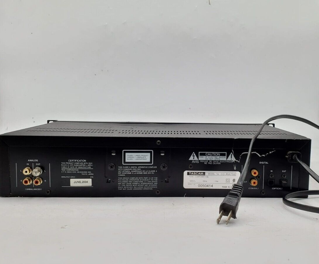 Tascam Commercial Cd Recorder Cd-Rw750 | eBay