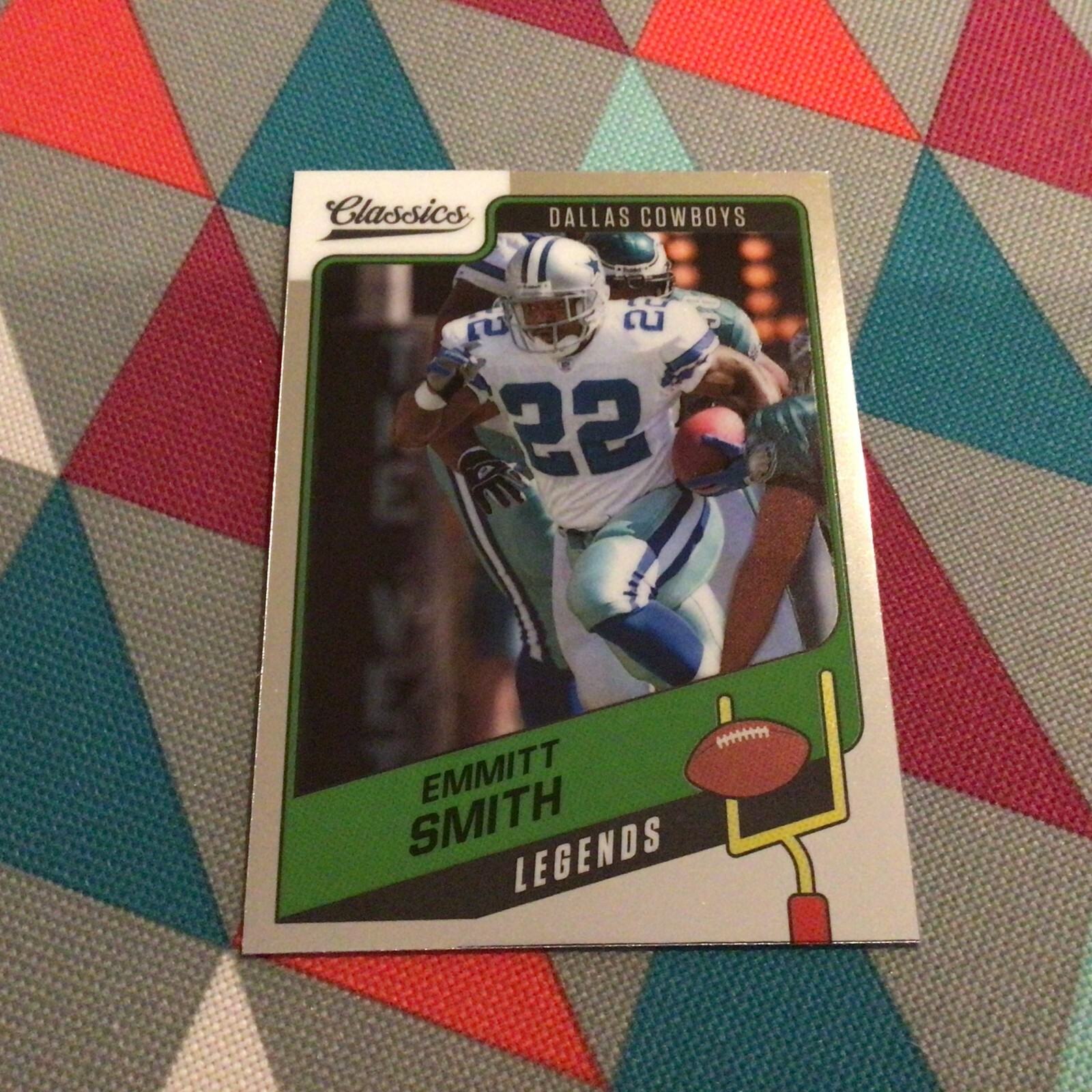 Emmitt Smith #127 Cowboys Legends 2021 panini classics Optic Chrome H2