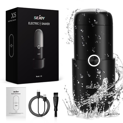 SEJOY Capsule electric shaver Mini shaver with stand Men's portable