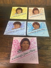 1980&rsquo;s Ricky Martin & Menudo Boy Band Memorabilia Signed Message LPs Records