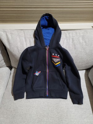Armani Junior Boys Long Sleeve Sweatshirt Size 8A Blue Cotton Full  