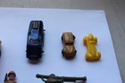 Mixed Lot of 9 Vintage Small Toys Cars, Soldiers, Planes - Metal and Plastic — photo 4