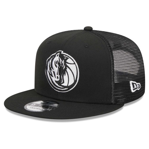 New Era Truckermütze Herren schwarz Dallas Mavericks 9FIFTY Druckknopflasche - Bild 1 von 6