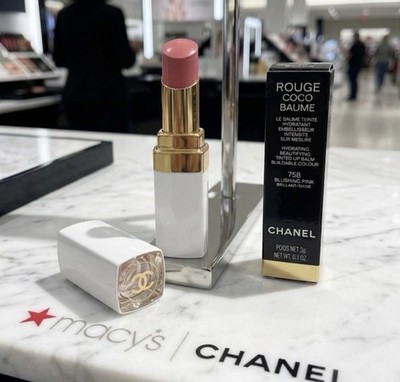 Chanel Rouge Coco Baume #758 Blushing Pink Limited Edition Hydrating Balm Chanel