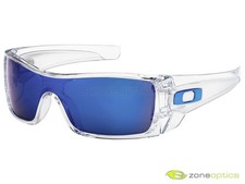 Oakley Batwolf Sunglasses OO9101-07 Polished Clear/Ice Iridium