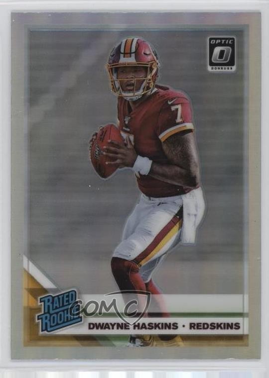 2019 Panini Donruss Optic Rated Rookie Holo Prizm Dwayne Haskins #151 14md