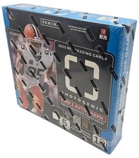 2025 Panini Photogenic Football Factory Sealed Hobby Box 10 Packs 1 Autograph