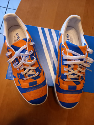 Adidas Powerphase I.M.T.O.K Herren Sportschuhe Orange Blau Gr. 44 2/3 10,5 OVP