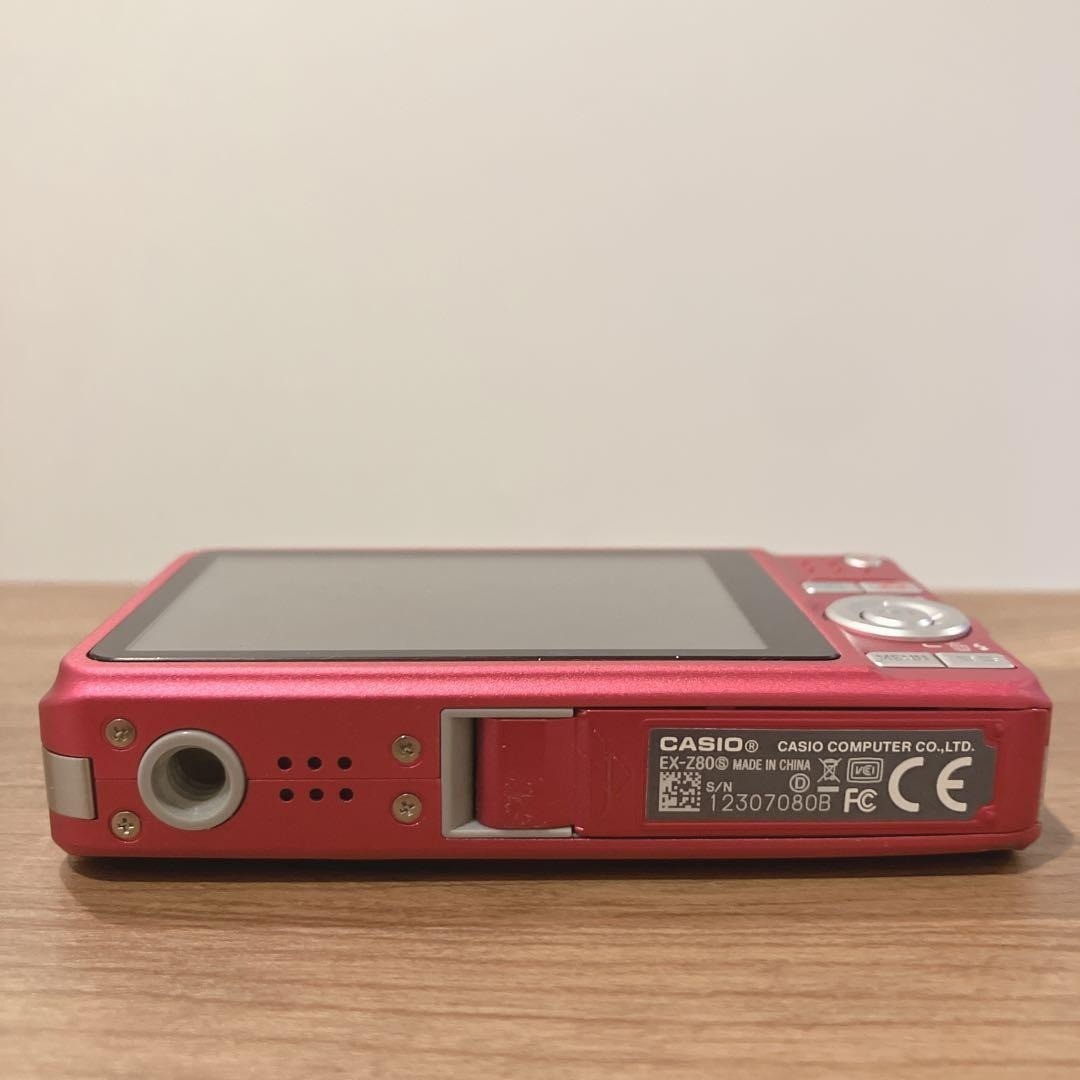 CASIO EXILIM EX-Z80 Pink Digital Camera 8.1MP 3x Optical Zoom From