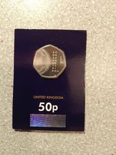 Rosalind Franklin 2020 Fifty Pence Coin, Brilliant Uncirculated.