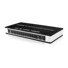 HDMI-Compatible Switch Switcher 5x1 5 in 1 out Audio Extractor 4K For PS4 PS5 z