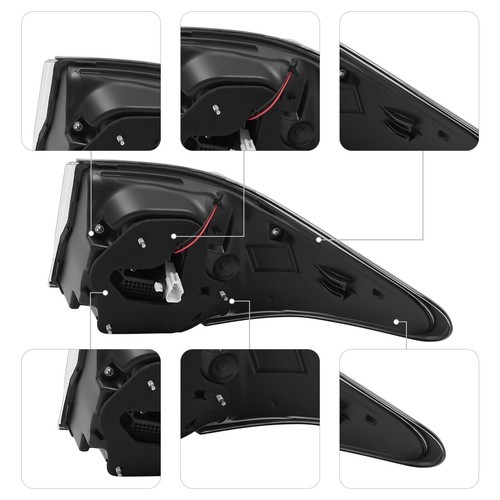 Luz trasera LED exterior diestro/derecho Opt para Lexus GS350 GS300 GS450h 2016-2020 - Imagen 4 de 49