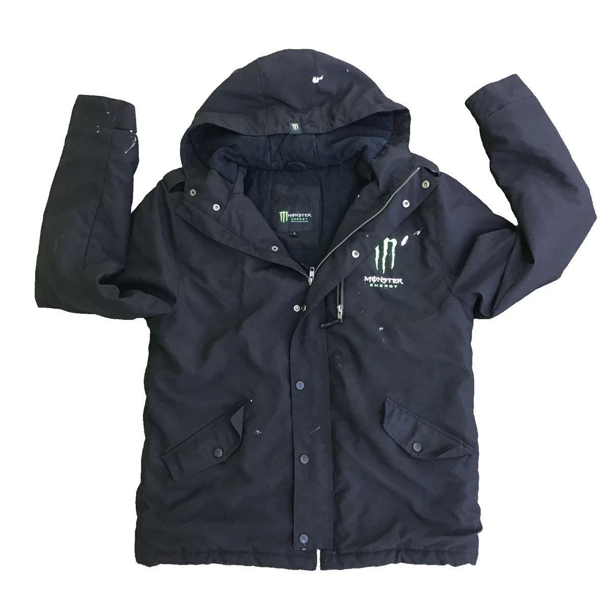 Hooded Coat Monster Energy Snowboard Jacket Alpinestars Monster 