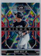 2026 Panini Prizm Stars & Stripes - Bobby Witt Jr. Prizmatic Red /199