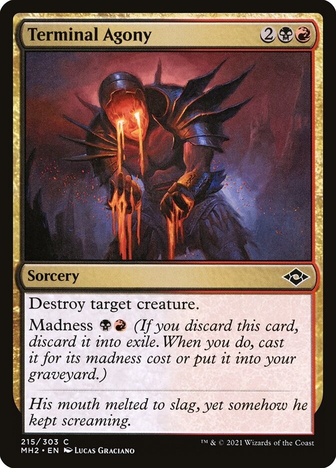 Terminal Agony Modern Horizons 2 215 MTG NM