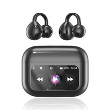 Clip On Ear Headphones, Open Ear Earbuds Wireless Bluetooth 5.4, Clip On Earb...