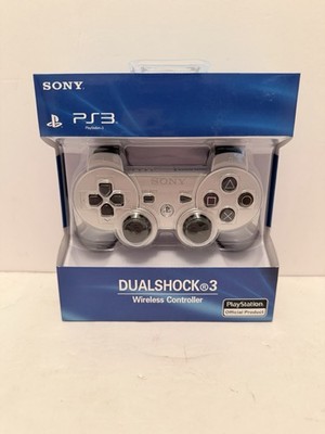 Sony PlayStation PS3 DUALSHOCK 3 Sixaxis Controller Silver New 