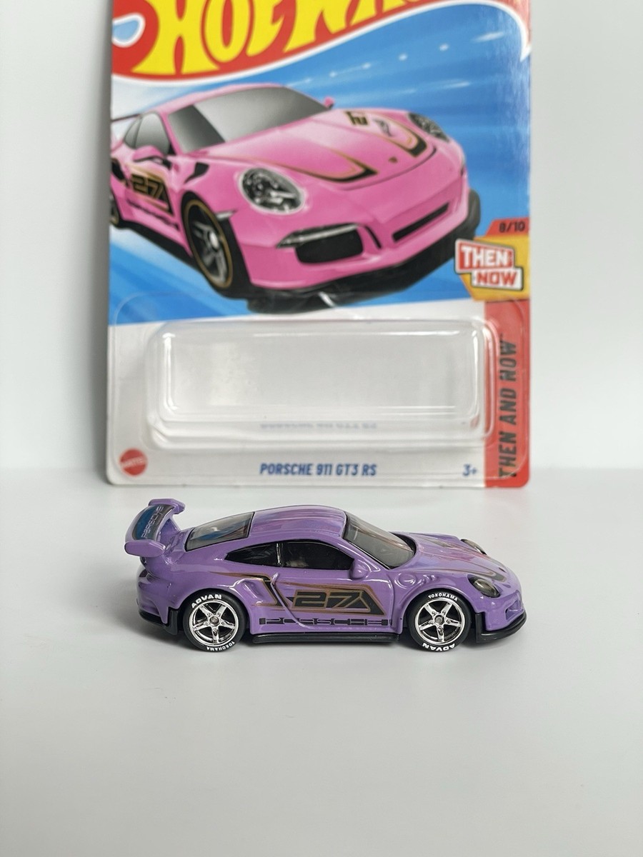 Hot Wheels Porsche 959ポルシェ 紫色 Hot Wheels Porsche 911 GT3 RS (purple) - CUSTOM WHEEL SWAP and