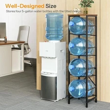 Water Jug Rack Water Bottle Holder 4-Tier Water Bottle Stand Water Jug Stand