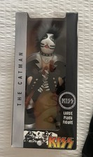 "BESO - BÓVEDA DE JUGUETE - FIGURA DE PELUCHE GRANDE DE CATMAN 14"" - PETER CRISS - NUEVO EN CAJA"