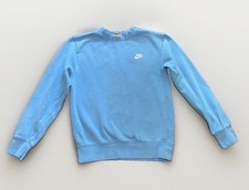 Nike Sportswear Club Fleece Crewneck Sweatshirt Light Blue Womens XS