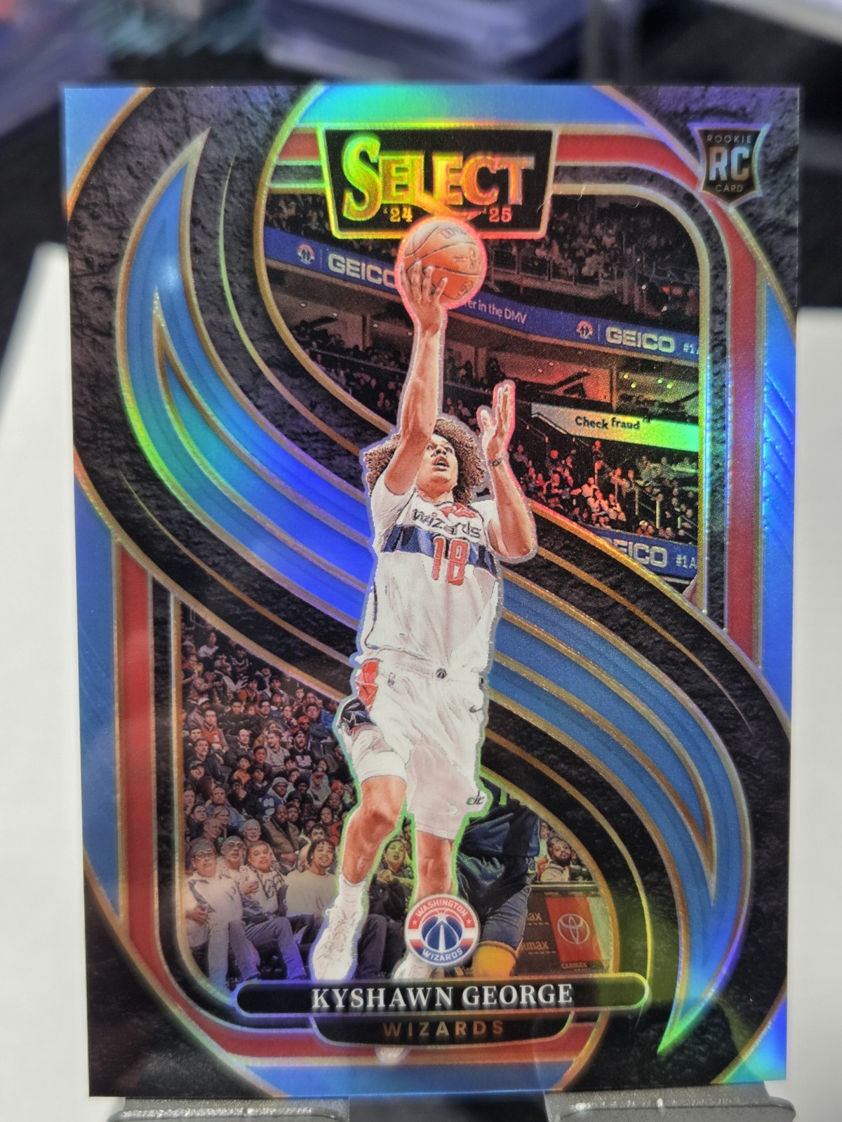 KYSHAWN GEORGE 2024 Panini Select Light Blue Prizm /299 #177 Rookie Premier