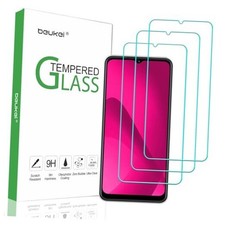 3 Pack Designed for T-Mobile REVVL 7 5G Screen Protector Tempered Glass,
