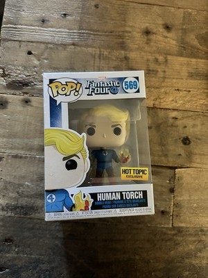 Funko Fantastic Four POP! Marvel Human Torch Exclusive Vinyl Bobble Head #568