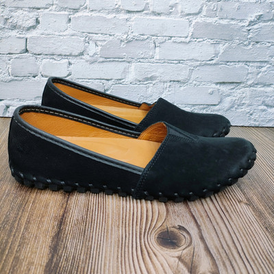Spring Step KATHALETA Shoes Women's Size 36 Slip-on Ballet Flex Black Suede 5.5