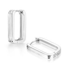 925 Sterling Silver Earrings Hoop for 13 millimeters,