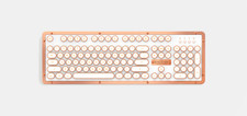 Teclado USB Azio Retro Clásico Bluetooth - Color Posh - Totalmente Nuevo - Mac y PC