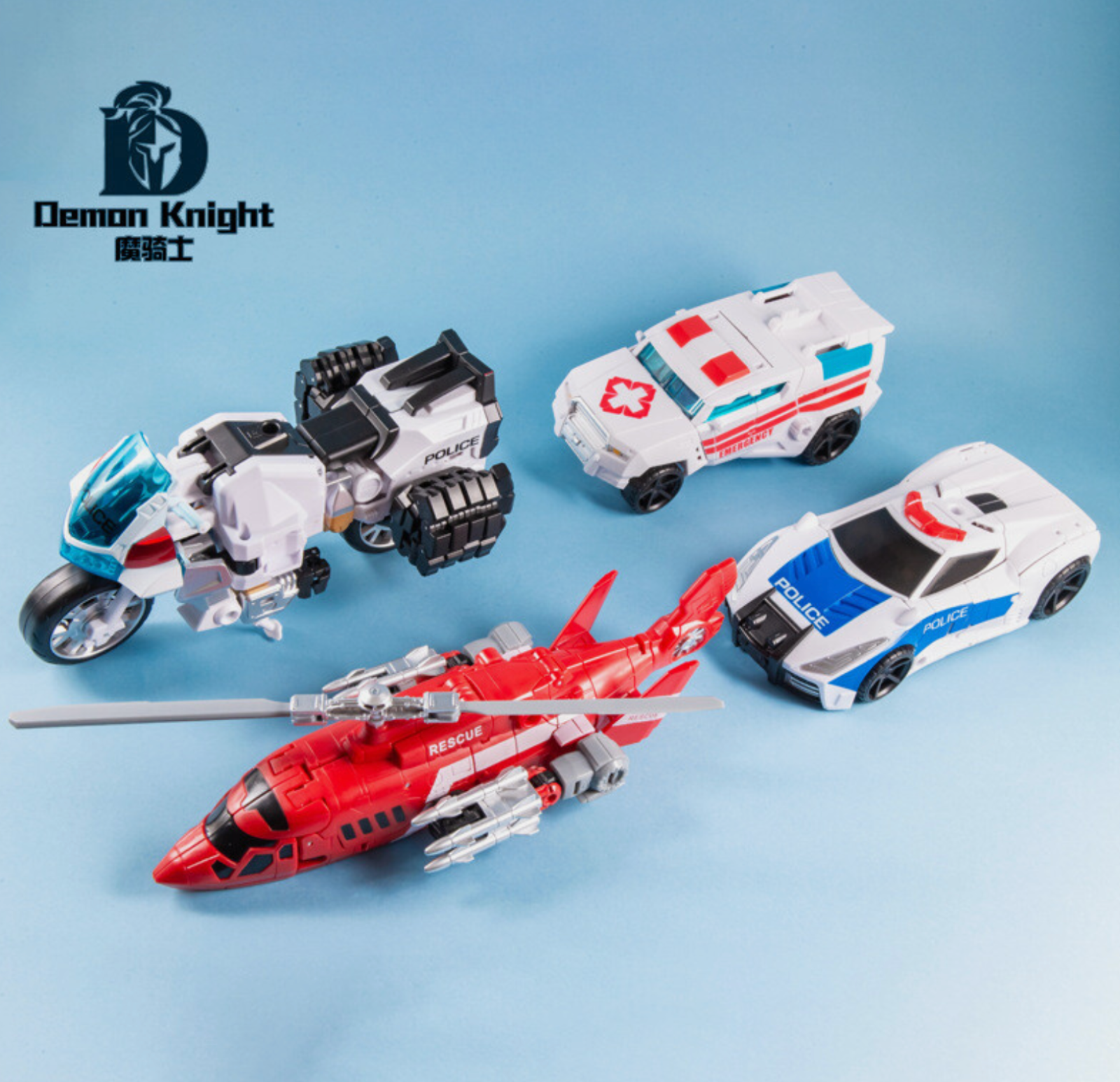 Demon Knight Defensor Combiner Wars Oversized 45cm A+B Set Figures DK01 ...